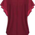 Nadorine Women's Blouse Batwing Blouse Shirts (DE Only)
