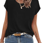 Nadorine Short Sleeve Sweater Knit Going Out Sweater Tops