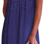 Nadorine Women's Boho Summer Dress Bohemian Mini Dress (DE Only)