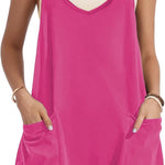 Nadorine Jumpsuit Short Summer Sleeveless Rompers (DE Only)