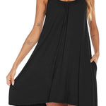Spaghetti Strap Flowy Pleated Mini Dress - Nadorine (Us Only)