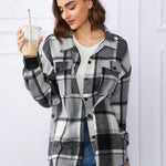Nadorine Women's Checked Shirt-Jacket