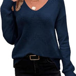 Nadorine Women's Knitted Jumper Elegant Pullover (DE Only)