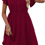 Nadorine Summer Dress Women's Short Sleeve Dresses (DE Only)