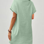 Nadorine Women's Linen Dresses Knee-Length Casual Beach Dress (DE Only)