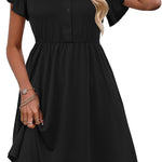 Nadorine Summer Dress Women's Short Sleeve Dresses (DE Only)