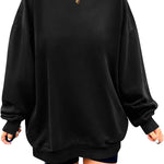 Nadorine  Oversized Sweatshirts Graphic Print Tops