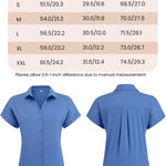 Nadorine Women's Blouse Short Sleeve Shirts (DE Only)