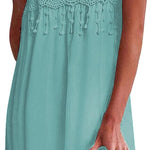 Nadorine Women's Boho Summer Dress Bohemian Mini Dress (DE Only)