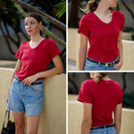 Nadorine Blouse Women's Elegant Pleated Tops (DE Only)