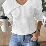 New Fashion Trend Design Lapel Sweater