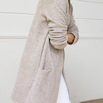 Long Patch Pocket Sweater Cardigan Coat