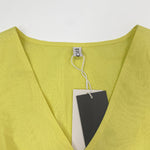 High Waisted Long Sleeves Buttoned Pockets Solid Color V-Neck Jumpsuits
