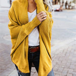 Knitted Casual Knitted Solid Cotton Winter Cardigan