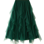 Original Stylish 7 Colors Falbala Gauze Skirt