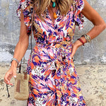 Sleeveless V Neck Swing Dress
