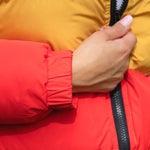 Morning Sun Color Block Puffer Jacket