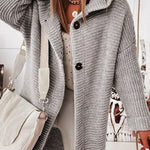 Hooded Knitwear Hood Collar Temperament Commuting Loose Cardigan Women's Sweater