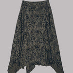 THE PRINTED GREEN CHILL SKIRT