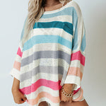 Nadorine Baggy Sweater Knitted Tops Loose Long Sleeve Winter Oversize Sweaters