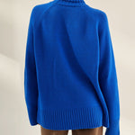 Turtleneck Sweater Casual Loose Knitted Pullover Tops