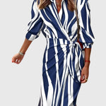 Alina | Elegant Wrap Dress with Print