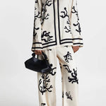 Black Coral Leisure Two-piece Set