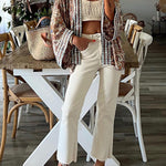 Kelly Brown Antique Print Kimono Cardigan