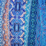 Stroll The Beach Colorblock Paisley Printed Cami Maxi Dress