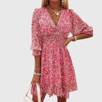 Trinidad | Floral Puff Sleeve Dress