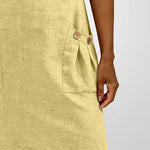 Susan | Cotton Linen Dress with Half-Zip