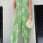 Cooper Patchwork Print Loose Jumpsuit