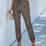 Nadorine Casual Drawstring Elastic Waist Jogging Jogger Pants with Pockets