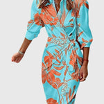Brianna | Elegant Wrap Dress with Print