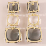 Geometric Drop Earrings Earrings Accessories