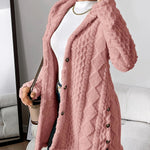 Aria ��� Cozy Argyle Knit Coat