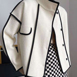 Urban Color Block Long Sleeve Jacket