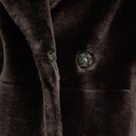 Warm Long Shearling Overcoat Teddy Outerwear