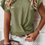 Margovil O Neck Short Sleeve Basic T-shirt