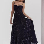 Hannah Stanhope | Butterfly Lace Maxi Dress For Women