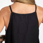 Nadorine Women's Casual Loose Sleeveless Spaghetti Side Split Maxi Dress