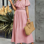 Two Piece Outfits Casual Lounge Sets Ruffle Sleeve Crop Tops and Long Skirts Suits