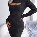 Sexy Hollow Sweater Dress