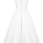 Suspender V-Neck Sleeveless Tutu Maxi Dress