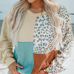 Nadorine Crewneck Doll Sleeves Rib Knit Pullover