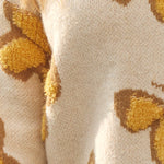 Nadorine Butterfly Print Crew Neck Oversized Knit Sweater
