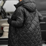 Hortensia | Elegant Quilted Down Jacket with Hood
