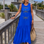 Dragonfly - Sleeveless Maxi Dress