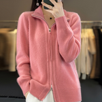 Luna Women's Zip-Up Cardigan Soft, Comfortable and Versatile for All Seasons