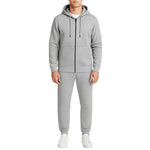 KZZ Men’s Fleece Zip Hoodie & Jogger Sets